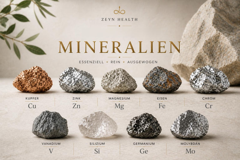 Magnesium, Kupfer & Zink — was diese Mineralien verbindet und warum die Form entscheidet
